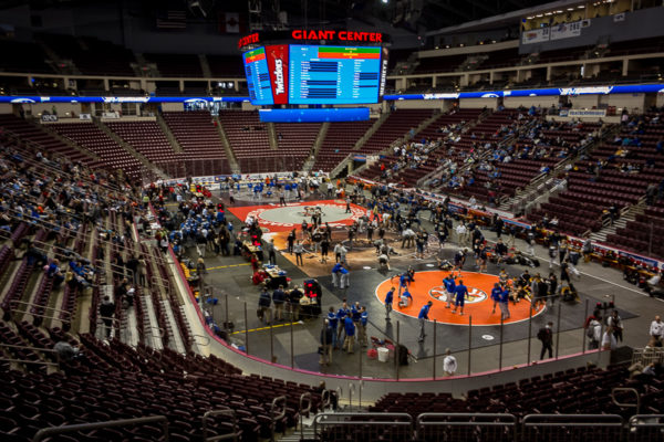 Four mats, no waiting. It's still 'win or go home' mode for the Wildcats and their next test will be the Colts of Cedar Cliff at 6 p.m. in the consolation quarterfinal round.